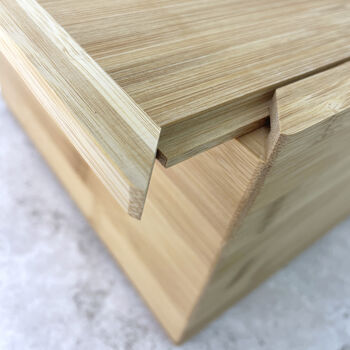 Personalised Bamboo Urn For Cremation Ashes Branch Of Love Design, 9 of 12