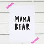 Mama Bear Mothers Day Print, thumbnail 2 of 4