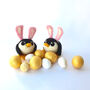 Pengbunny Easter Decoration Penguin In Bunny Ears, thumbnail 9 of 11