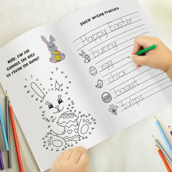 Personalised Easter Activity And Colouring Book, 5 of 8