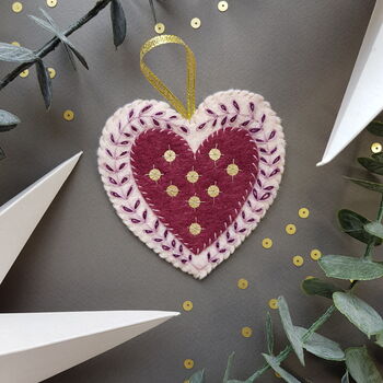 Starlit Design Textile Heart Kit, 3 of 4