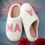 Cozy Plush Mama Mothers Day Slippers, thumbnail 3 of 7