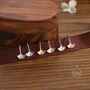 Sterling Silver Tiny Ginkgo Leaf Drop Hook Earrings, thumbnail 4 of 10