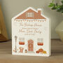 Personalised Autumnal Wooden House Ornament, thumbnail 2 of 2