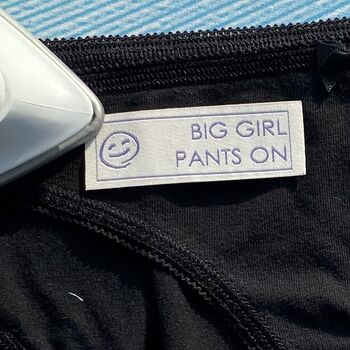 Big Girl Pants On Woven Tag, 4 of 4