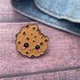 Cookie Enamel Pin – Cute Chocolate Chip, thumbnail 5 of 6