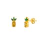Pineapple Sterling Silver Stud Earring, thumbnail 6 of 6