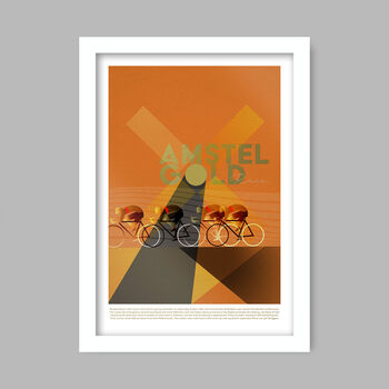 Amstel Gold Race Cycling Poster Print, 2 of 4