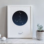 A4 Personalised Zodiac Constellation Prints, thumbnail 1 of 7