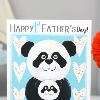 Panda 1st Father's Day Card As Baby's Daddy, 6 of 9