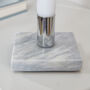 Marble And Metal Candle Holder, thumbnail 8 of 9