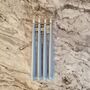 Powder Blue LED Taper Candles, thumbnail 4 of 4