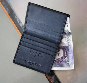 Personalised Mens Slim Classic Wallet, 3 of 8