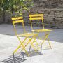 Pair Of Yellow Bistro Chairs, thumbnail 1 of 1