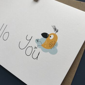 Bird 'Hello You' Card, 2 of 4