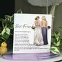 Best Friend Bride Personalised Wedding Keepsake, thumbnail 3 of 6