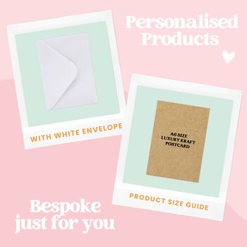 Personalised Name Pocket Hug – Thank You Keepsake, 3 of 7
