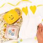Happy Mug Gift Set – Cheer Up Or Birthday Gift For Her With Socks And Coaster, thumbnail 1 of 10