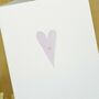 Personalised Hand Painted Heart Sympathy/Love Card, thumbnail 1 of 6