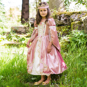 Quality Girls Doll Dressing Up Damson Duchess Princess Costume 
