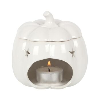 White Pumpkin Oil Burner, 2 of 4