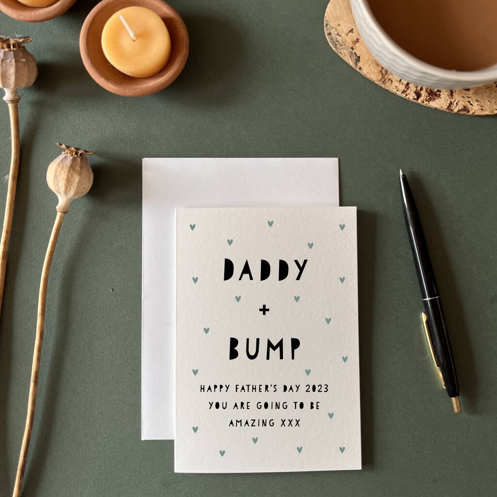 Personalised 'Daddy To Be' Father's Day Card