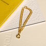 Children's Gold Plated Personalised Initial Bracelet, thumbnail 2 of 5