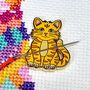 Ginger Cat Needle Minder, thumbnail 1 of 5