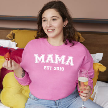 Personalised Mama Est Sweatshirt, 2 of 7