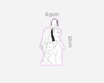 Matty Healy Drawing Sticker, 2 of 2