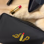 Personalised Lipstick Embroidered Monogrammed Bag, thumbnail 6 of 8