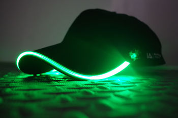 Green LED Light Up Baseball Cap | Party Fun, 3 of 5