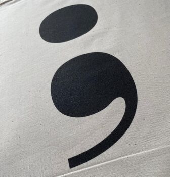 Semi Colon Tote Bag, 2 of 2