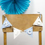 Personalised Wooden Name Bunting Blue, thumbnail 1 of 2