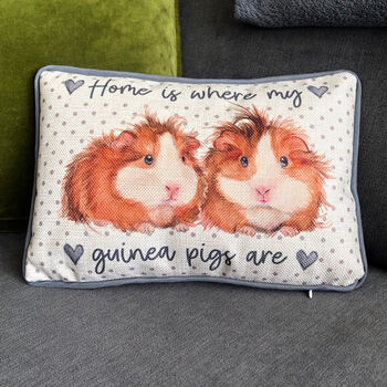 Personalised Guinea Pig Cushion, 2 of 5