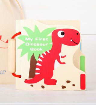 My First Dinosaur Picture Book And Personalised Bag, 2 of 4