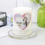 Personalised Wedding Photo Anniversary Candle, thumbnail 2 of 6