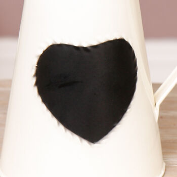 Personalised Heart Vase Wedding Anniversary Gift, 3 of 8