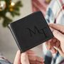 Personalised Handmade Leather Wallet With Lasered Initials, thumbnail 2 of 8