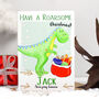 Personalised Dinosaur Relation Christmas Card, thumbnail 6 of 8