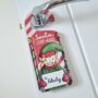 Christmas Santa Stop Here Door Hanger, thumbnail 2 of 3