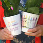 'Rainbow Crayons' Personalised Teacher Plant Pot, thumbnail 1 of 3