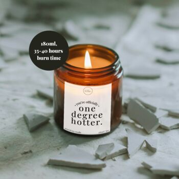 One Degree Hotter Graduation Candle + Matches, Graduation Gifts For Her, 2 of 8