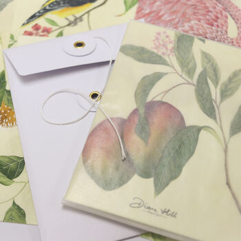 Botanical Chinoiserie Vintage Style Art Cards, 7 of 8
