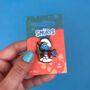 The Smurfs Painter Smurf Enamel Pin Badge, thumbnail 1 of 2