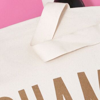 Extra Large ‘Champagne’ Canvas Bag, 9 of 12