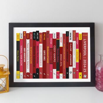 Liverpool Football Print Season Personalised Gift, 4 of 7