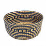 Navy And Natural Seagrass Belly Basket Two Sizes, thumbnail 4 of 4