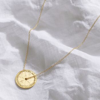 Anxiety Relief Necklace In Gold Vermeil, 3 of 7