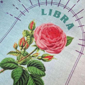 Libra Birth Flower Gift Pouch, 4 of 6